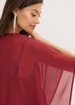Outlet Blusa oversize con inserción de lentejuelas Mujer Camisas Y Blusas|Ropa Elegante