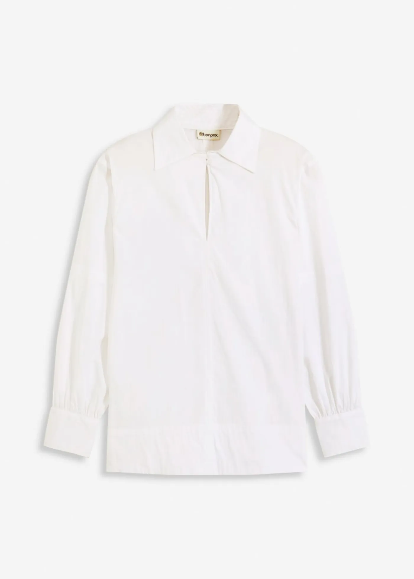 Outlet Blusa oversize con mangas voluminosas Mujer Esenciales|Camisas Y Blusas