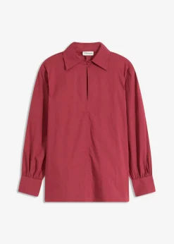 Clearance Blusa oversize con mangas voluminosas Mujer Esenciales|Camisas Y Blusas
