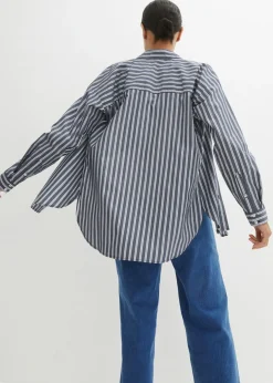 Hot Blusa oversize de algodón puro Mujer Camisas Y Blusas