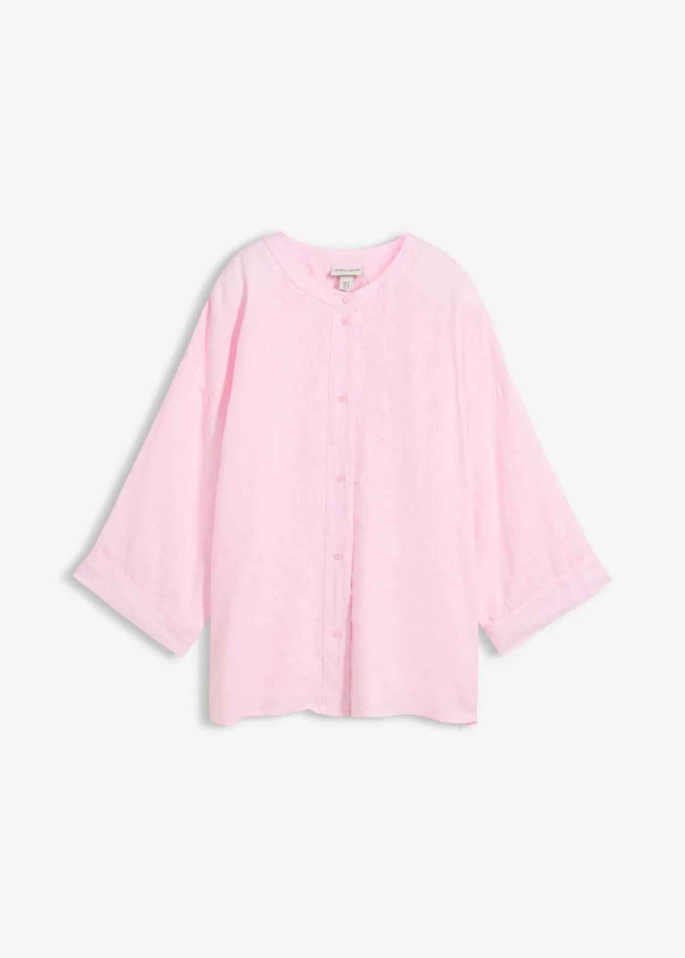 Online Blusa oversize de lino puro Mujer Premium|Camisas Y Blusas