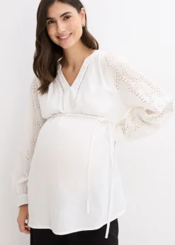 Online Blusa premamá de muselina de algodón Mujer Premamá