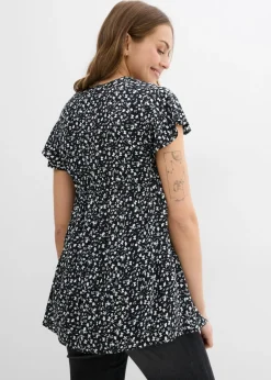 Sale Blusa premamá y de lactancia 2 en 1 de viscosa fluida Mujer Premamá