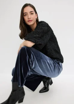 Hot Blusa sin cierre con estampado floral texturizado Mujer Camisas Y Blusas