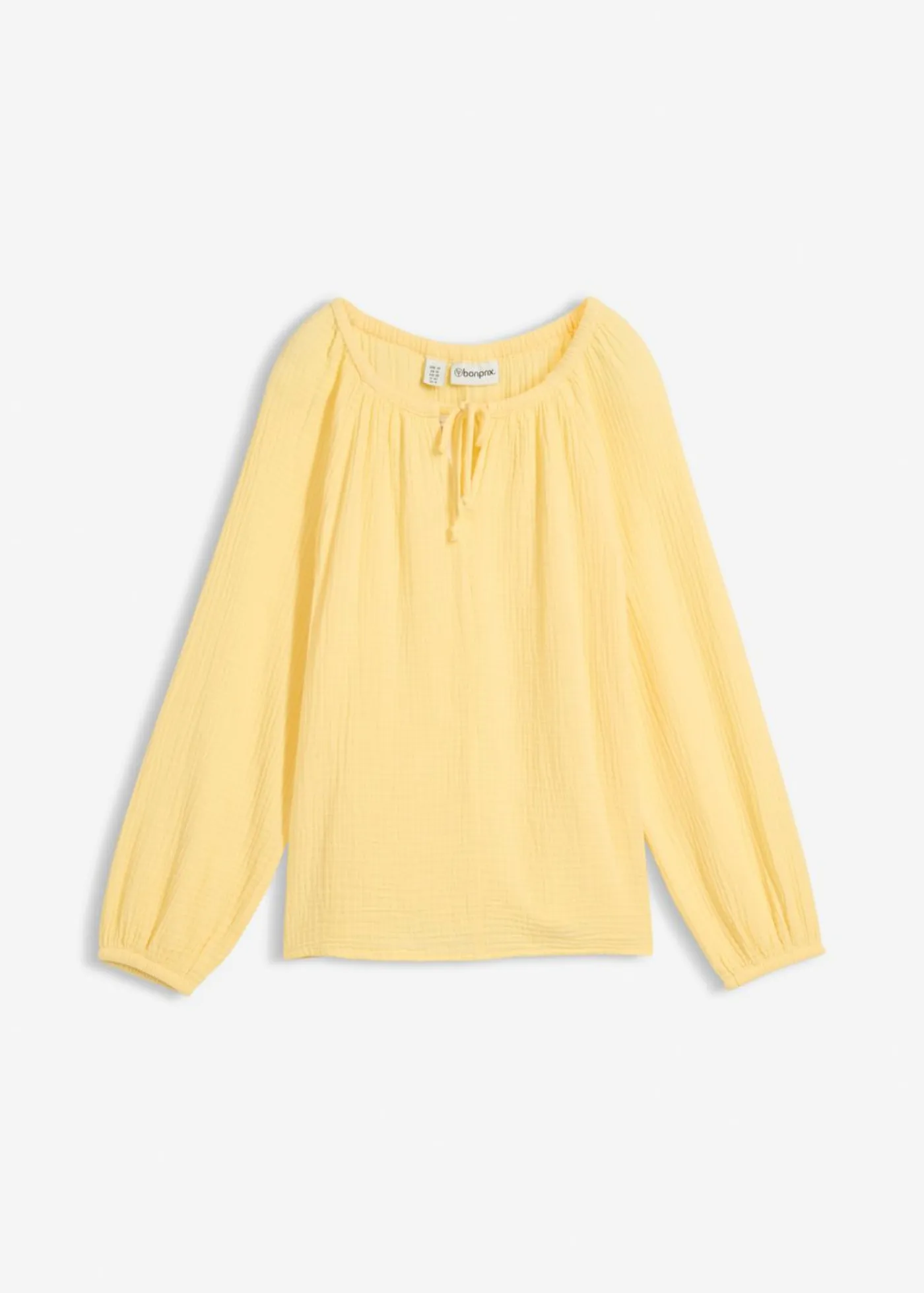 Sale Blusa sin cierre de muselina ligera Mujer Camisas Y Blusas|Novedades