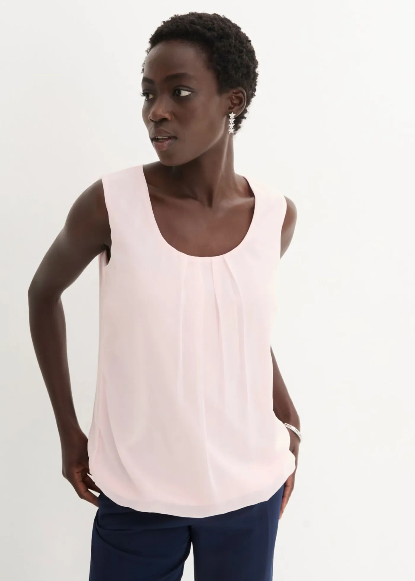 Blusa sin mangas Mujer Camisas Y Blusas|Camisetas
