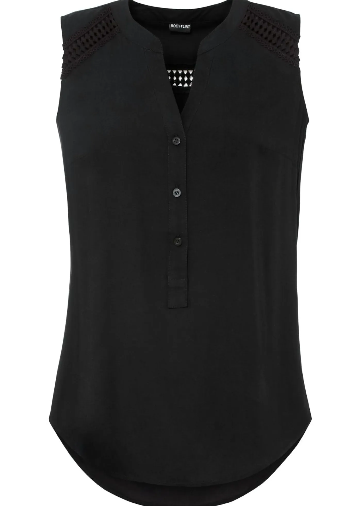 Discount Blusa sin mangas de viscosa pura Mujer Camisas Y Blusas|Camisetas