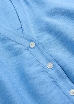 Hot Blusa tipo boxy de mezcla de viscosa Mujer Camisas Y Blusas|Novedades