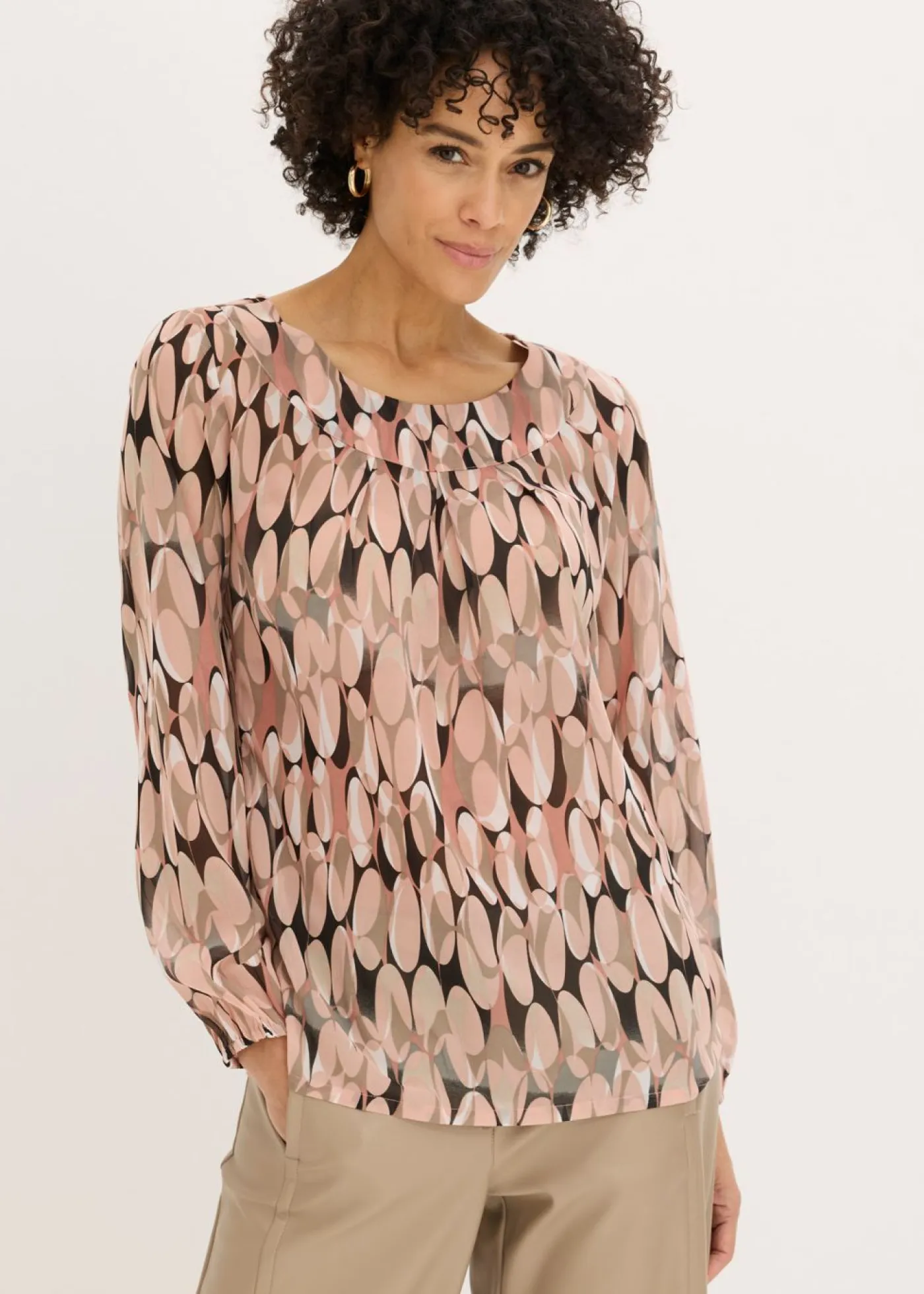Sale Blusa tipo túnica Mujer Camisas Y Blusas