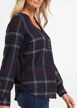 Online Blusa tipo túnica Mujer Camisas Y Blusas