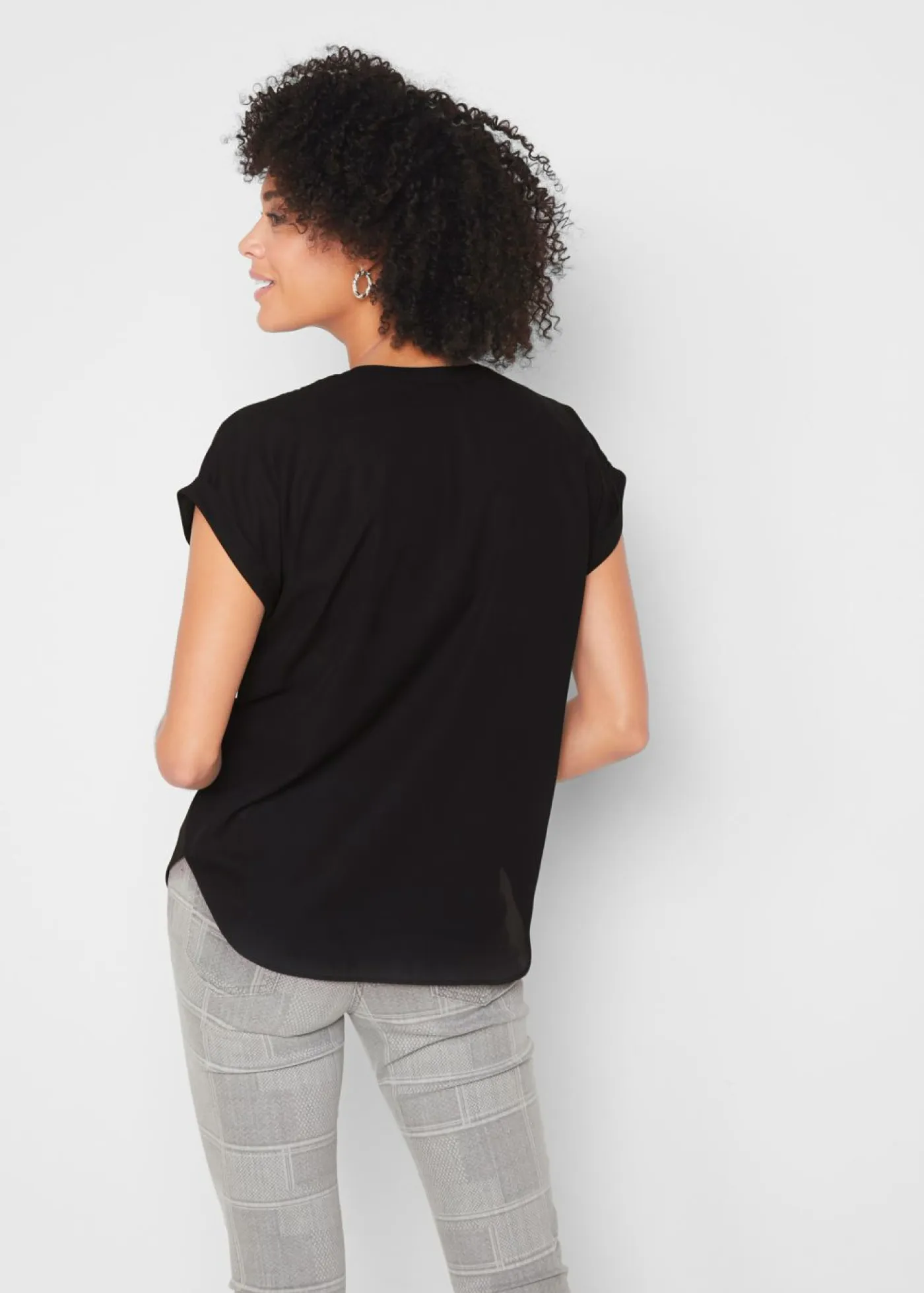 Online Blusa tipo túnica Mujer Camisas Y Blusas