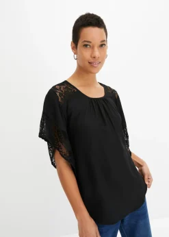 Outlet Blusa tipo túnica con aplicaciones Mujer Camisas Y Blusas