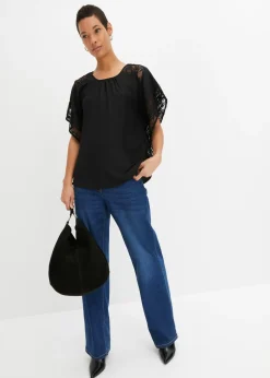 Outlet Blusa tipo túnica con aplicaciones Mujer Camisas Y Blusas