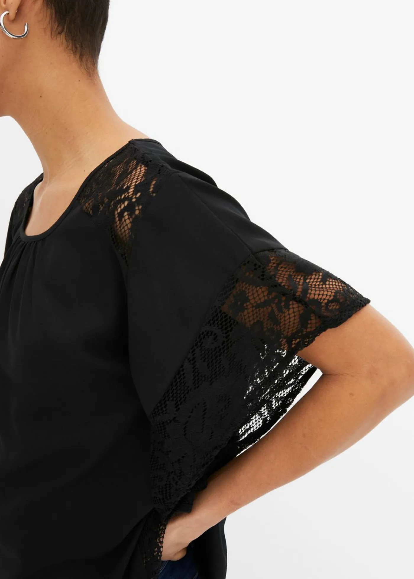 Outlet Blusa tipo túnica con aplicaciones Mujer Camisas Y Blusas