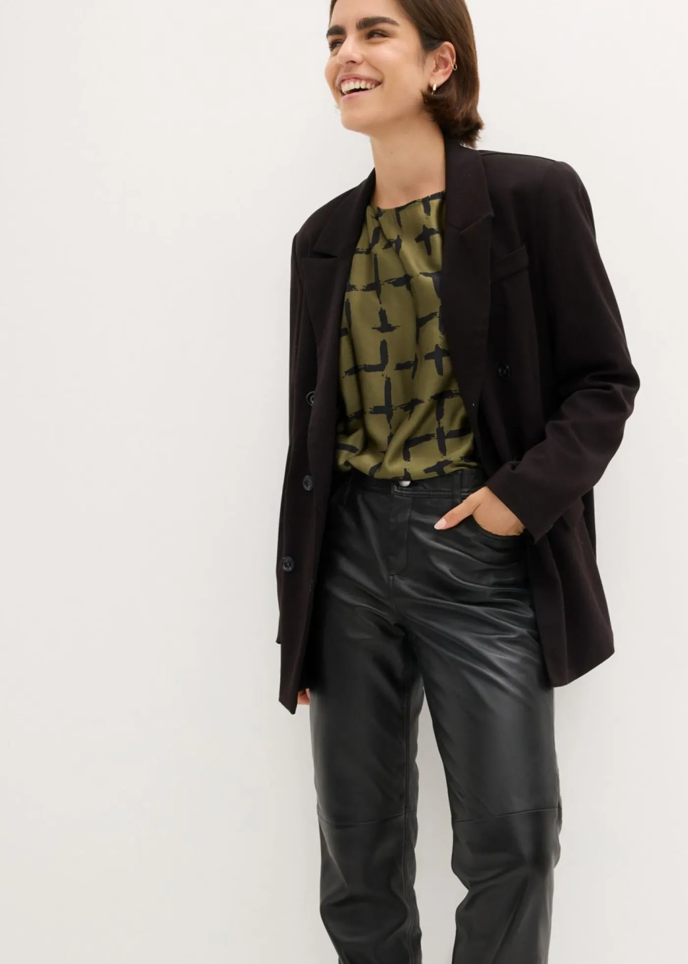 Sale Blusa tipo túnica con mangas de murciélago Mujer Camisas Y Blusas