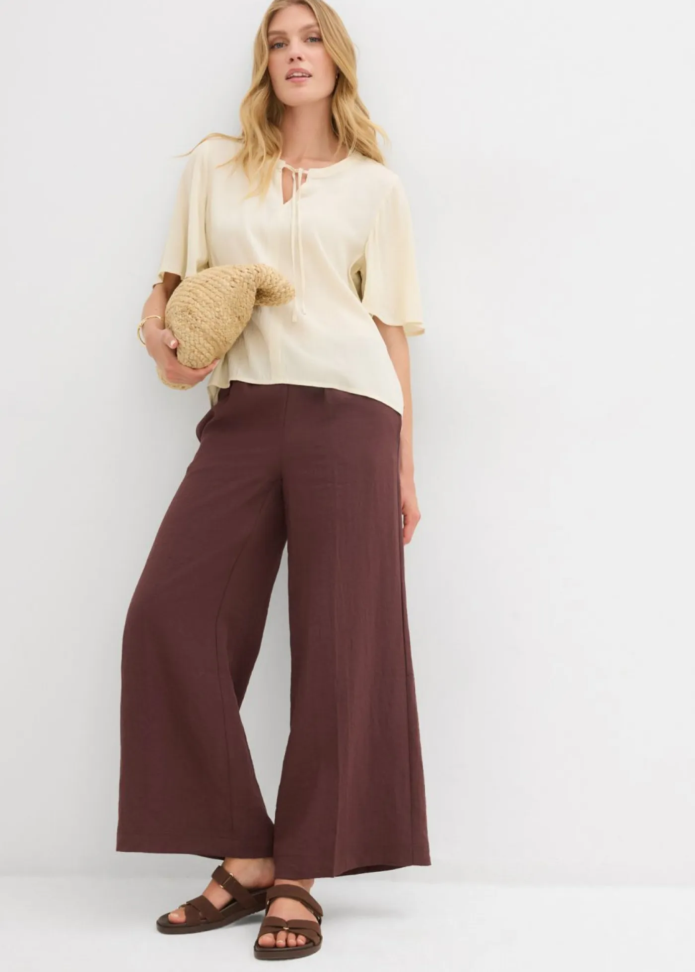 Hot Blusa tipo túnica con mangas de murciélago Mujer Camisas Y Blusas