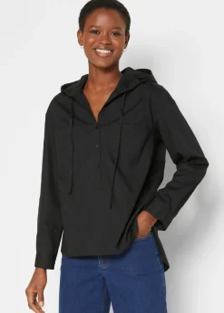 Online Blusa tipo túnica de algodón orgánico puro Mujer Camisas Y Blusas