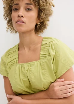Discount Blusa tipo túnica de milrayas de algodón Mujer Camisas Y Blusas