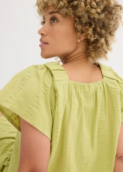 Discount Blusa tipo túnica de milrayas de algodón Mujer Camisas Y Blusas