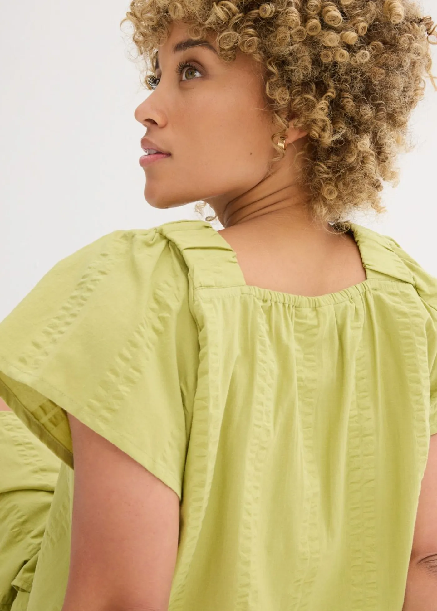Discount Blusa tipo túnica de milrayas de algodón Mujer Camisas Y Blusas