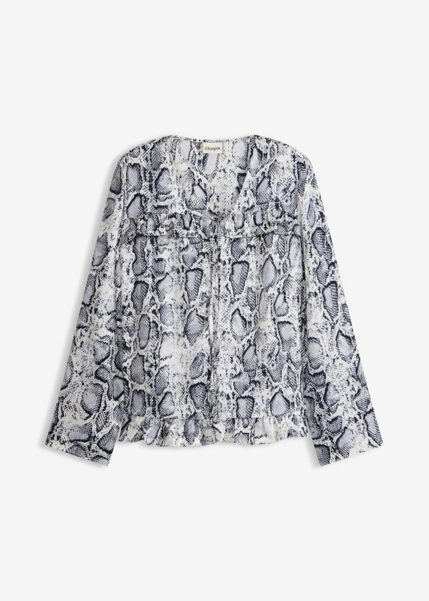 Clearance Blusa tipo túnica de satén vaporoso Mujer Camisas Y Blusas
