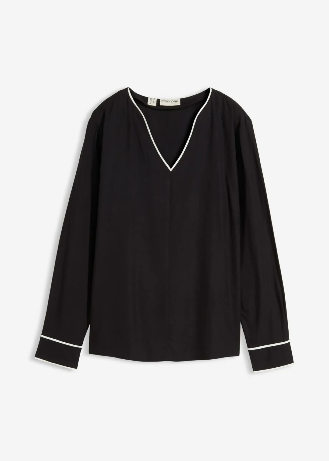 New Blusa tipo túnica de viscosa fluida Mujer Camisas Y Blusas