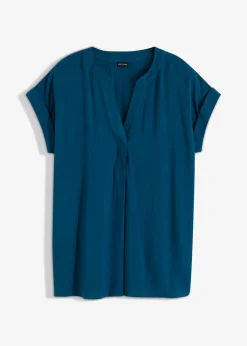 Discount Blusa tipo túnica de viscosa pura Mujer Camisas Y Blusas