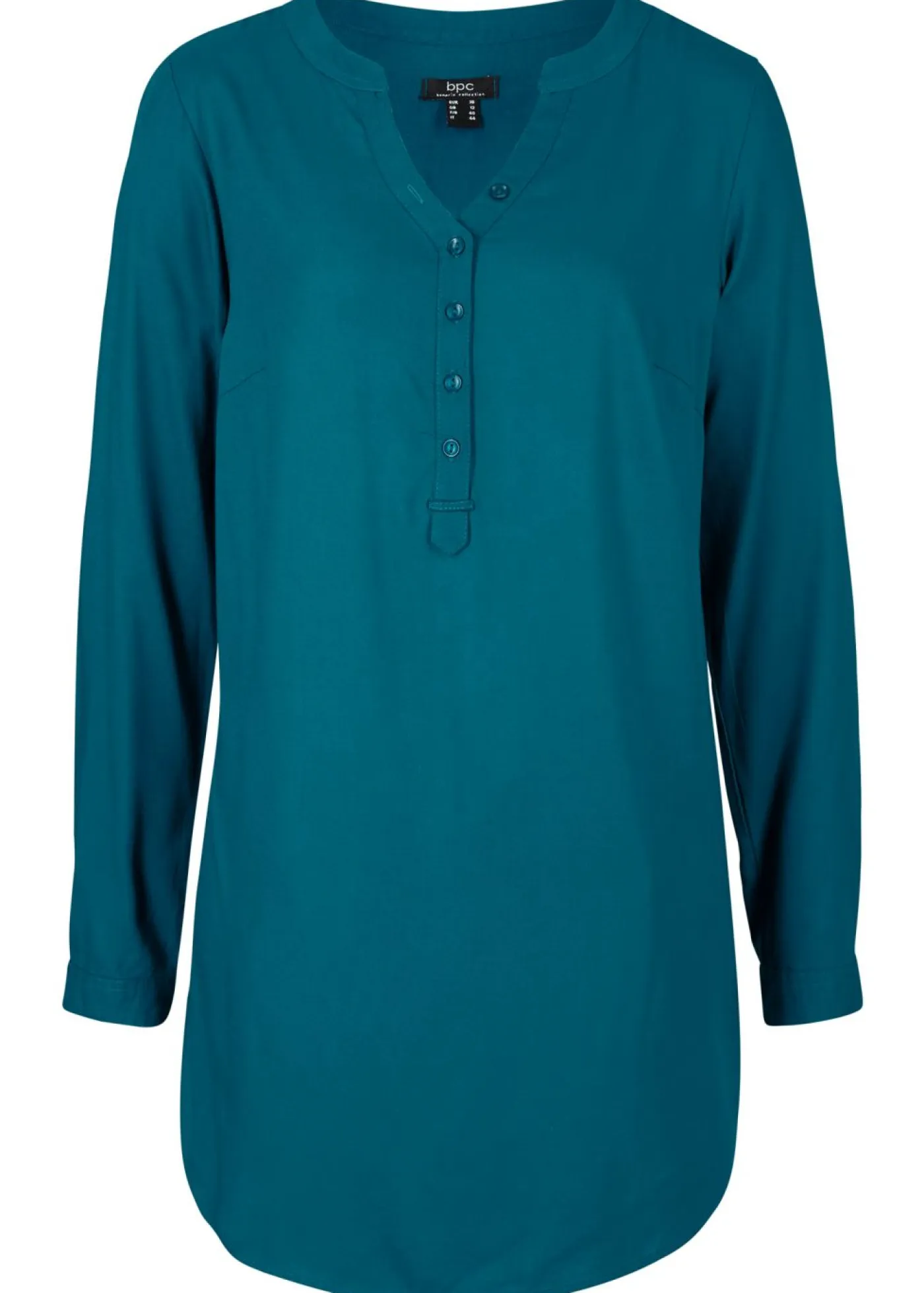 New Blusa tipo túnica de viscosa suave Mujer Camisas Y Blusas