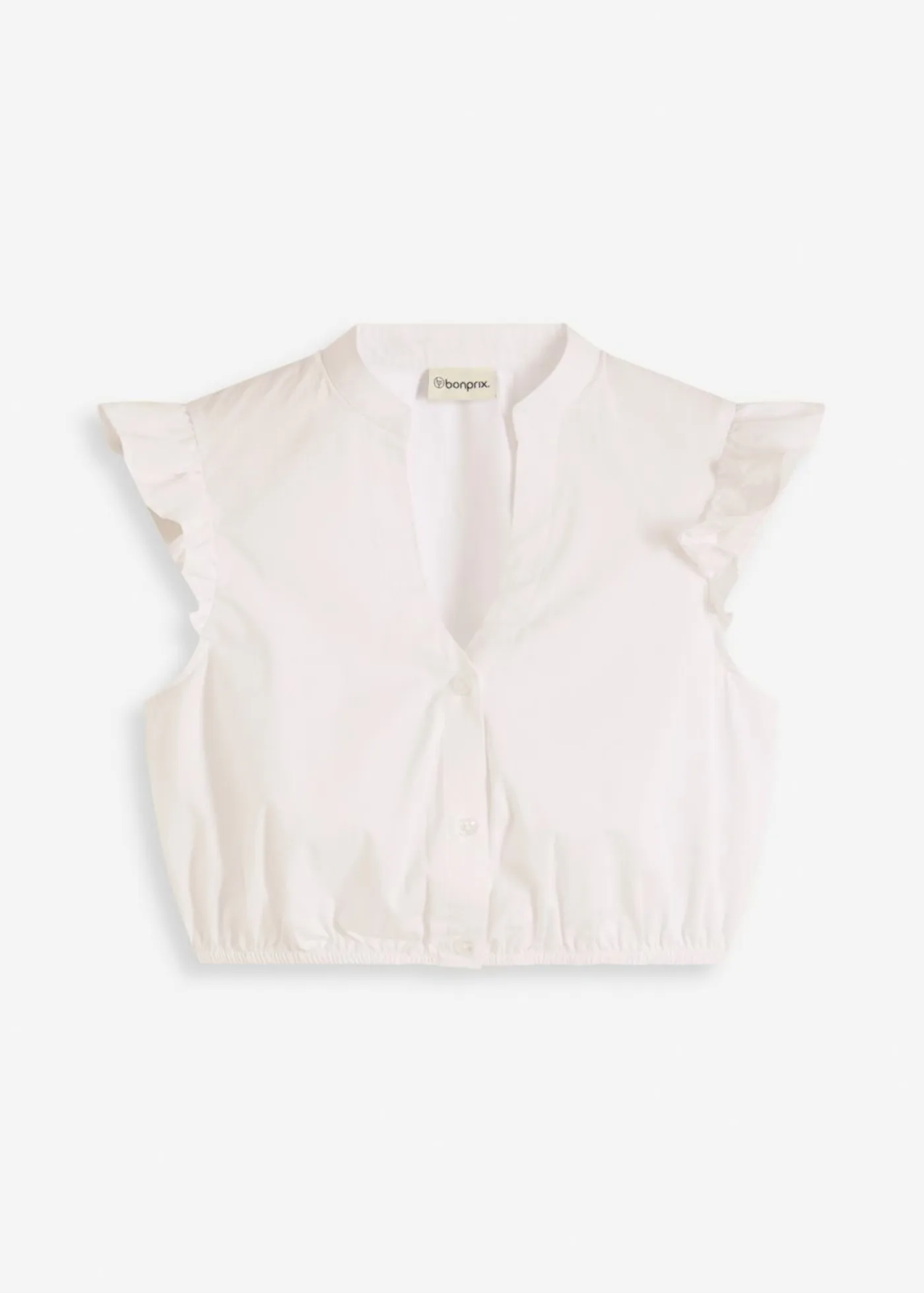 Clearance Blusa tirolesa con cuello alto y volantes en las mangas Mujer Camisas Y Blusas