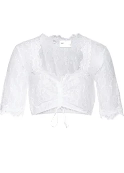 Best Blusa tirolesa de encaje Mujer Camisas Y Blusas