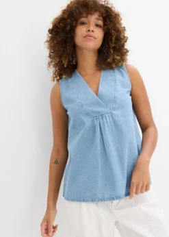 Online Blusa vaquera Mujer Camisas Y Blusas|Camisetas