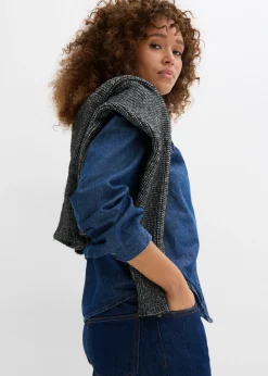 Discount Blusa vaquera de algodón puro Mujer Camisas Y Blusas