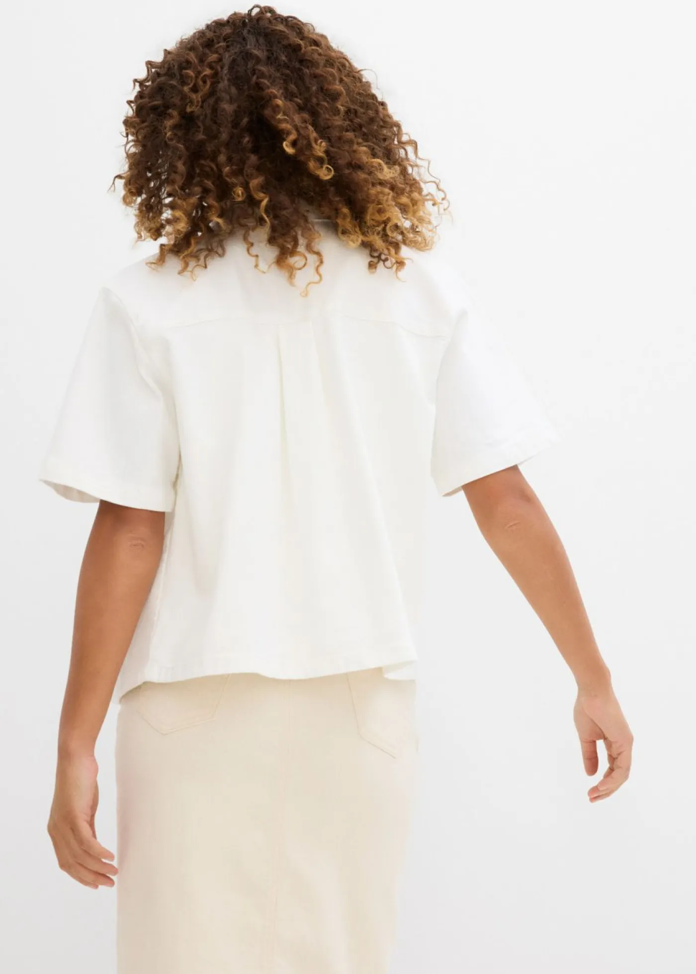 Blusa vaquera, oversize Mujer Camisas Y Blusas
