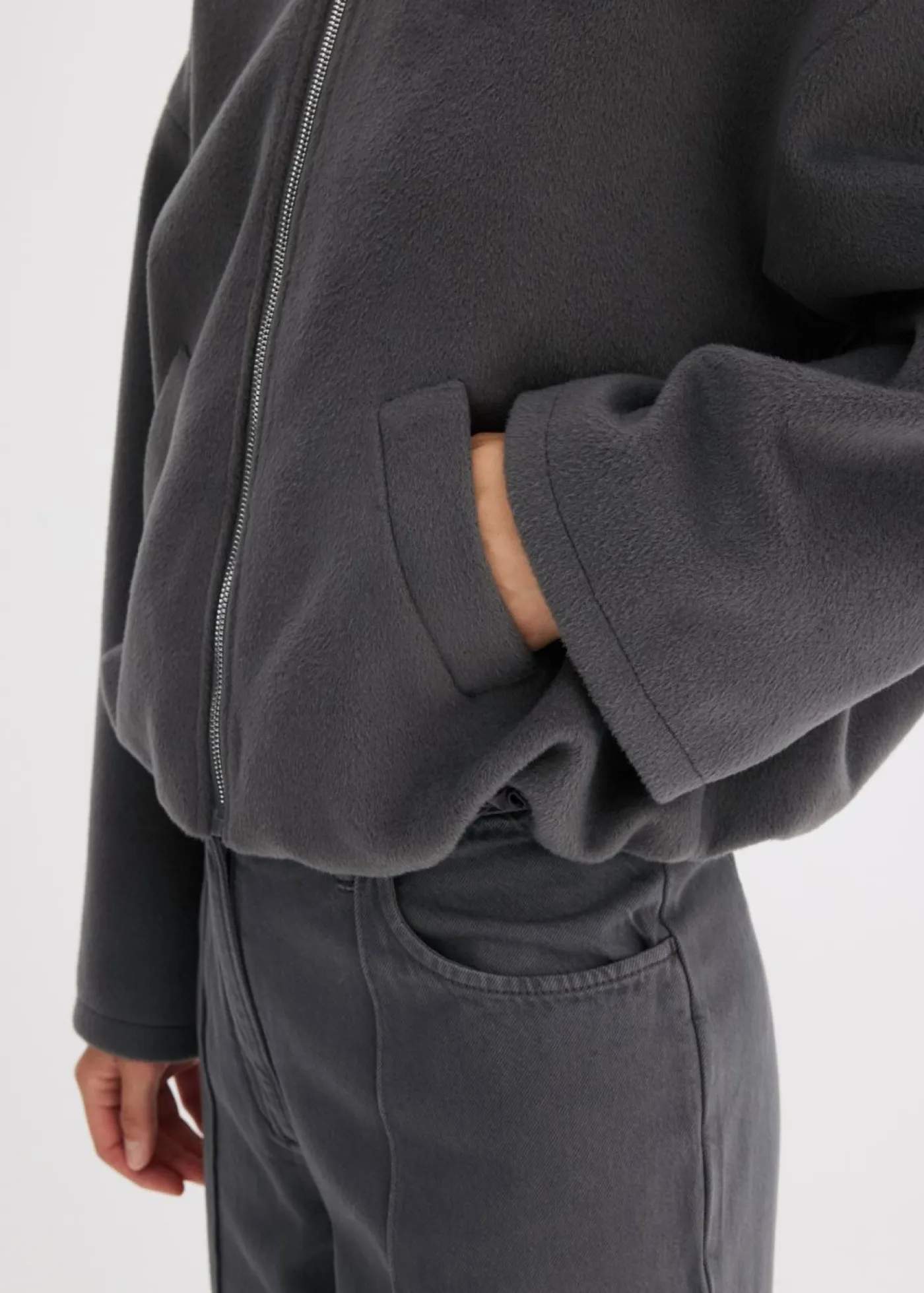 New Blusón con mangas de globo Mujer Esenciales|Chaquetas Y Abrigos