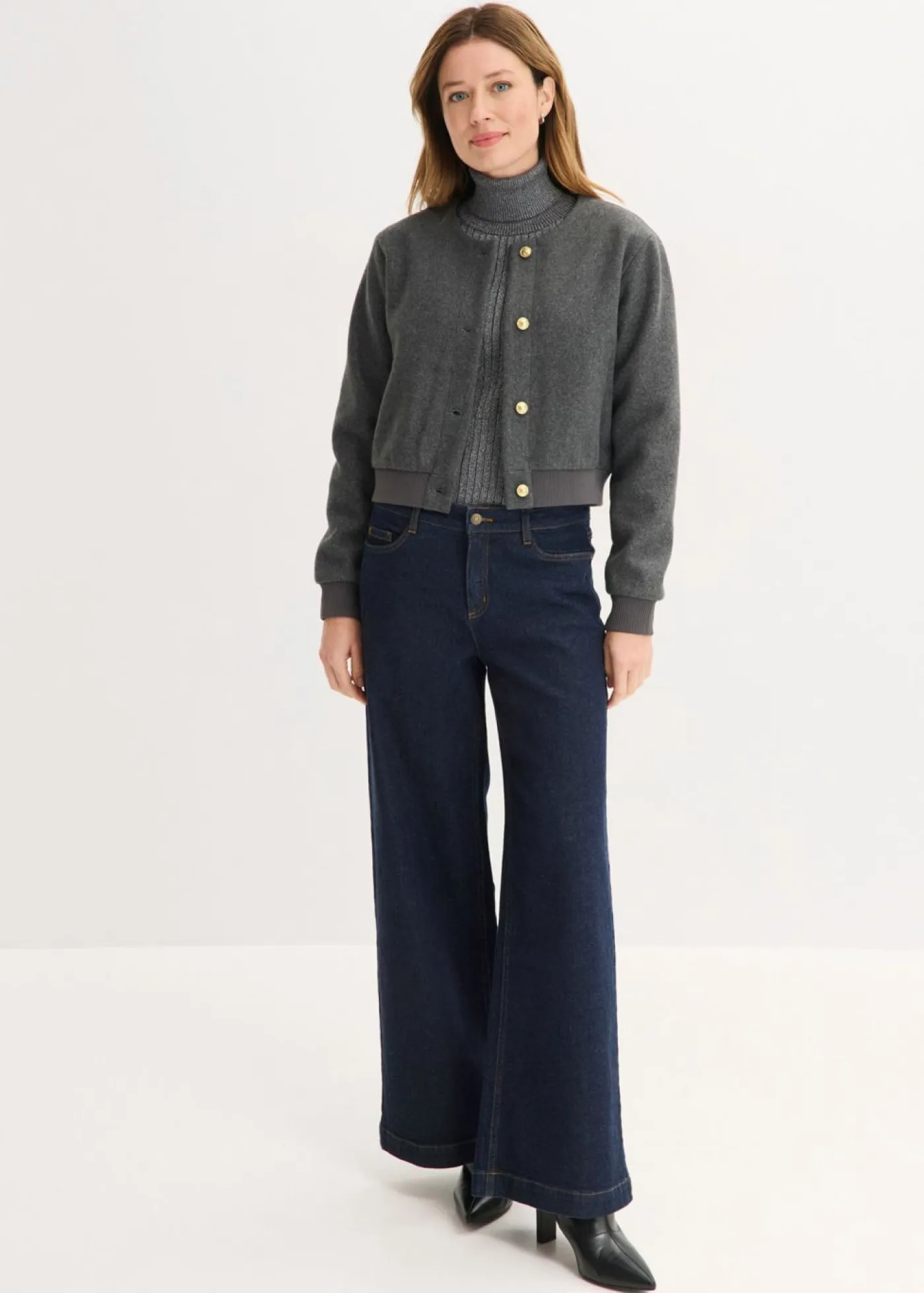 Best Blusón corto de buclé suave Mujer Chaquetas Y Abrigos