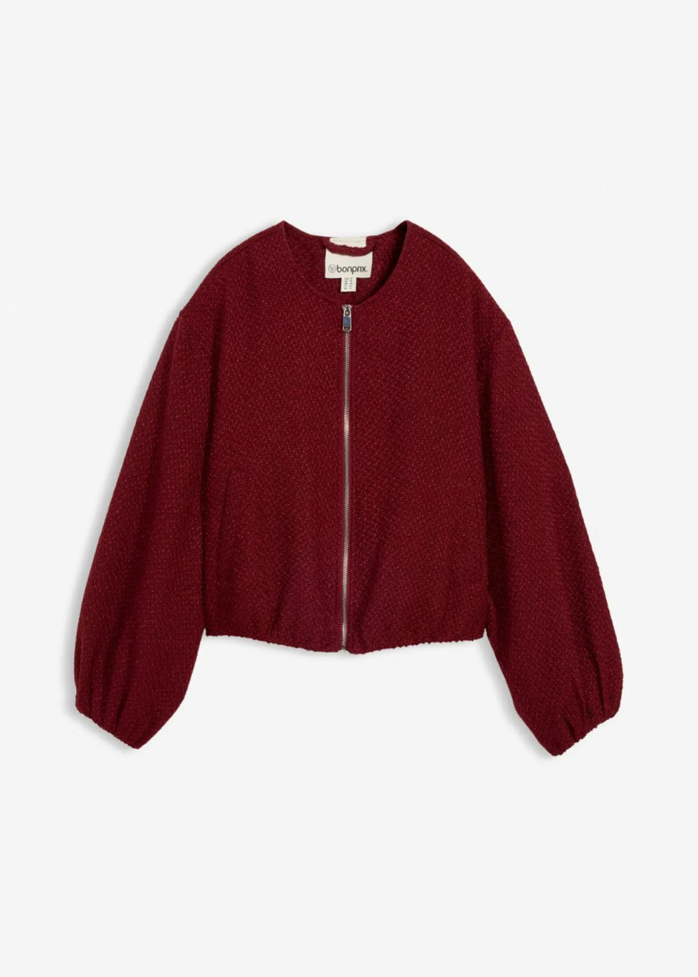 Blusón de bouclé suave Mujer Chaquetas Y Abrigos