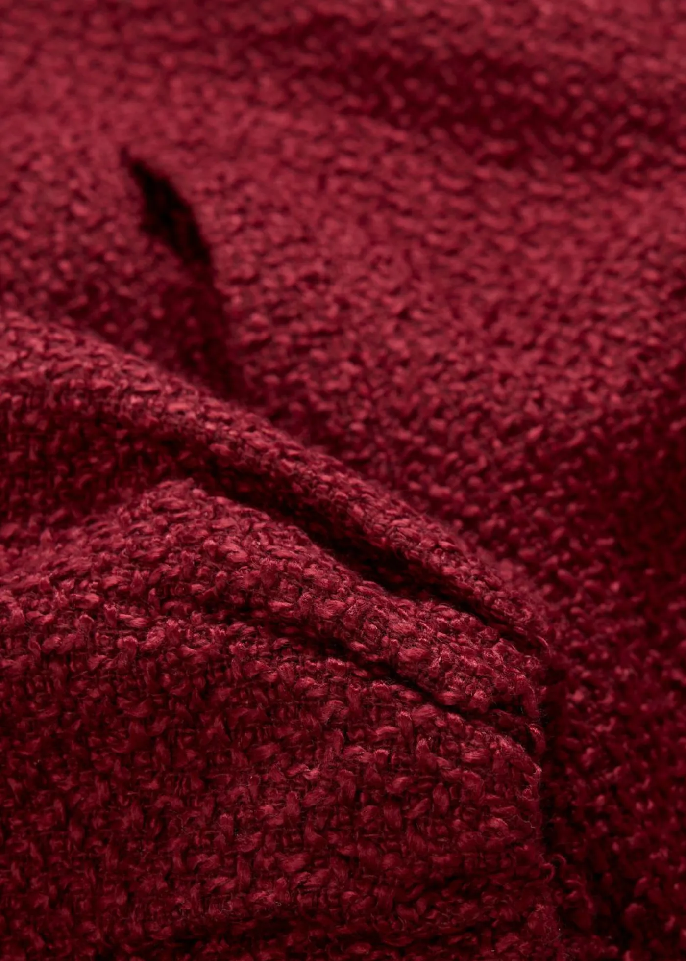 Blusón de bouclé suave Mujer Chaquetas Y Abrigos