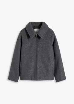 New Blusón de bouclé suave Mujer Chaquetas Y Abrigos