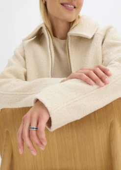 Sale Blusón de bouclé suave Mujer Chaquetas Y Abrigos