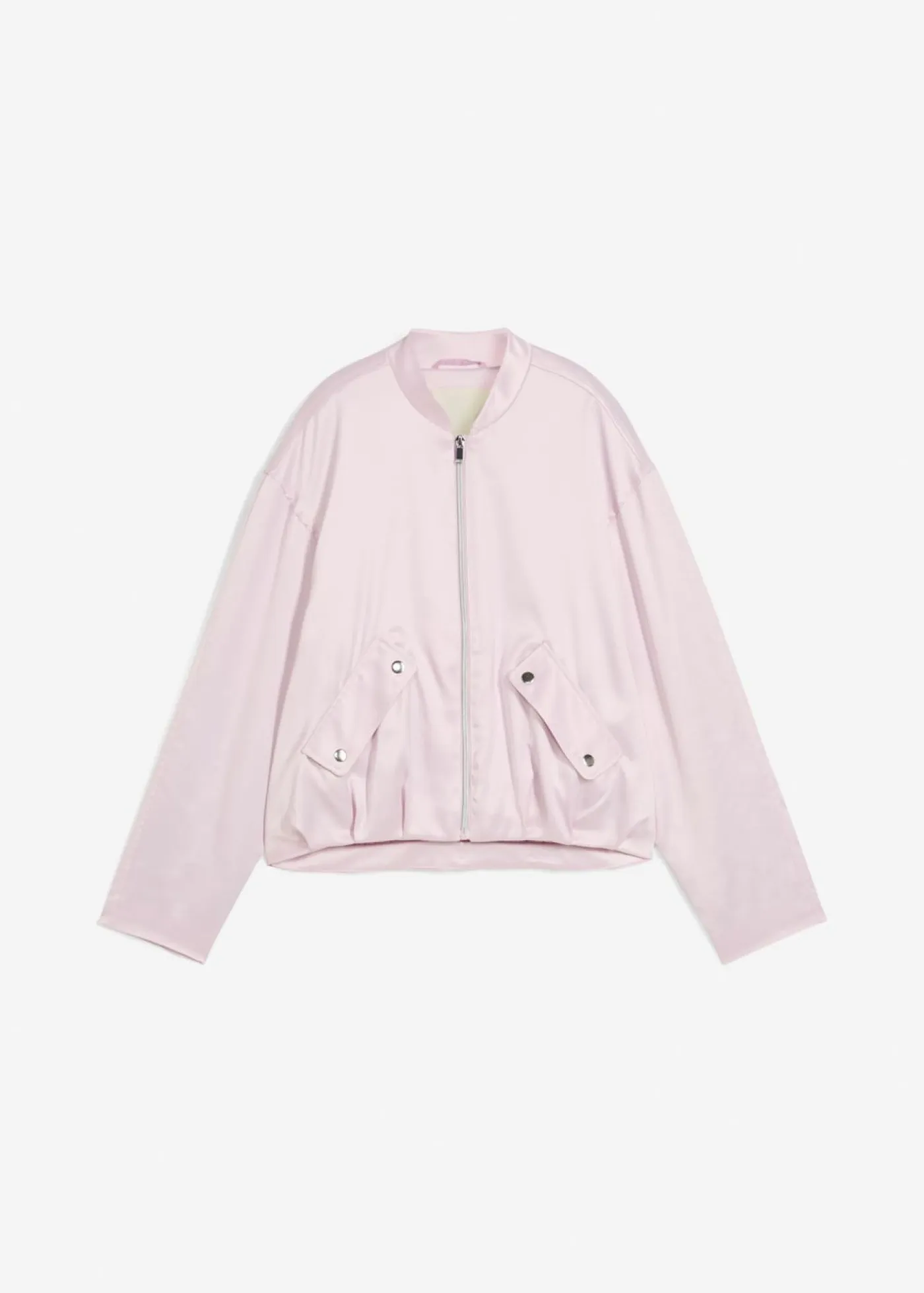 Outlet Blusón suave de mezcla de viscosa brillante Mujer Esenciales|Chaquetas Y Abrigos