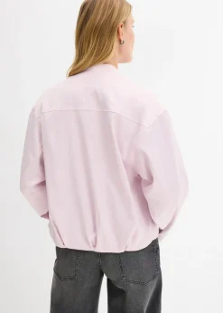 Outlet Blusón suave de mezcla de viscosa brillante Mujer Esenciales|Chaquetas Y Abrigos