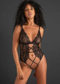New Body con abertura Mujer Lencería Sexy
