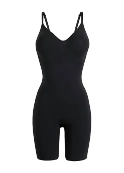 New Body con efecto moldeador medio sin costuras Mujer Sin Costuras|Bodies