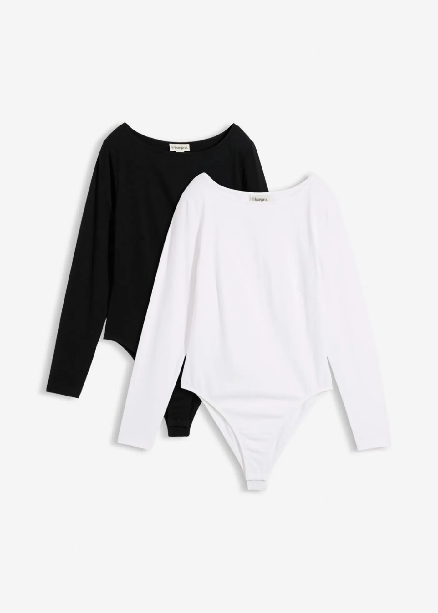 Body de manga larga (2 unidades) Mujer Básicos|Camisetas