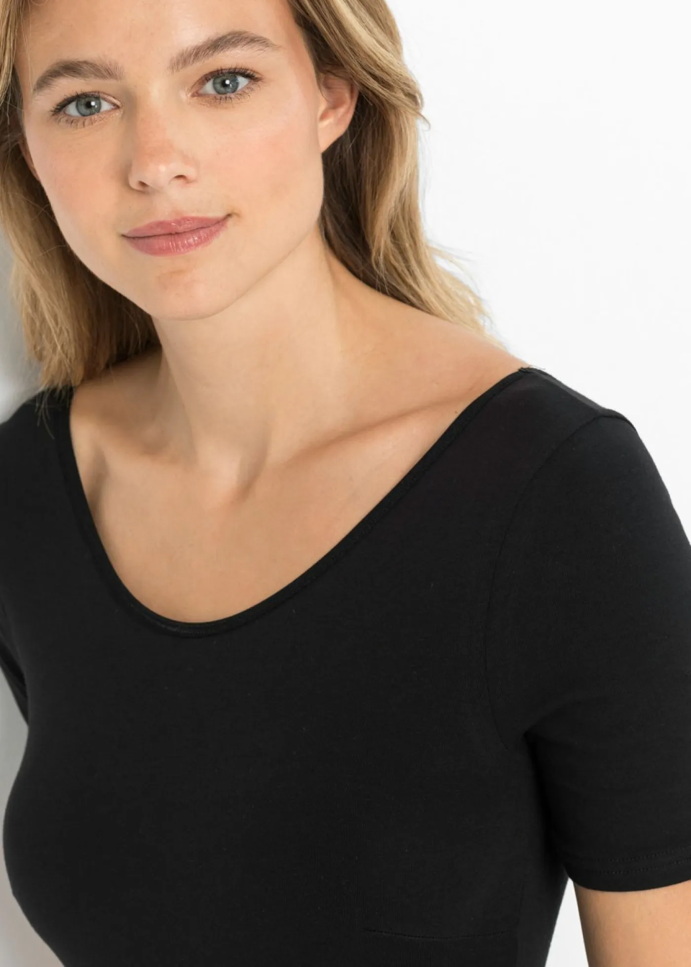 Online Body de media manga con algodón Mujer Ropa Interior De Algodón|Bodies