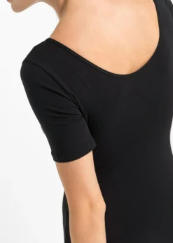 Online Body de media manga con algodón Mujer Ropa Interior De Algodón|Bodies