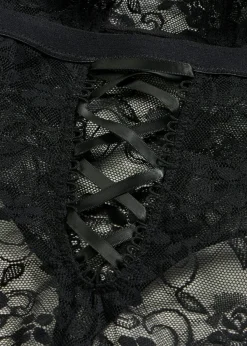 Body de tanga con abertura Mujer Lencería Sexy