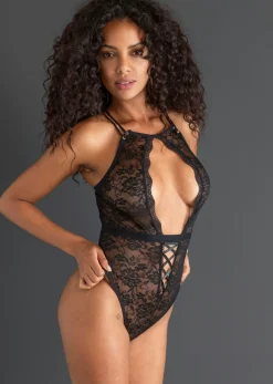 Body de tanga con abertura Mujer Lencería Sexy