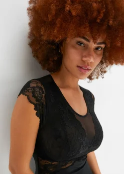 Clearance Body sin aros con encaje delicado Mujer Bodies|Lencería