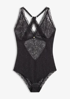 Discount Body sin aros con encaje delicado Mujer Bodies|Lencería